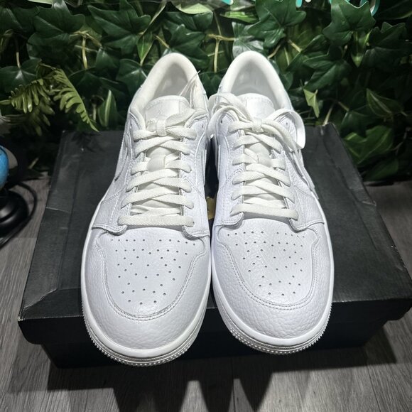 Nike Air Jordan 1 Low Golf Triple White Golf Shoe DD9315-101 Men’s Size 13 main image 4